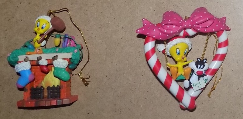Tweety Bird Christmas Ornaments