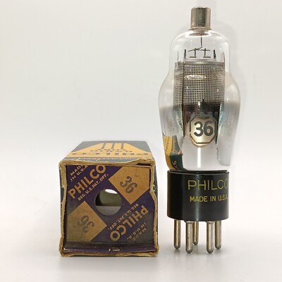 Philco Type 36 Vacuum Tube Vintage Radio Philco Silvertone RCA Zenith National.