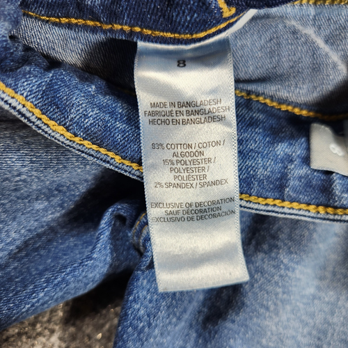 Lucky Brand Jeans Girls Size 8 Blue Elastic Waist Classic Straight Stretch - Picture 7 of 14