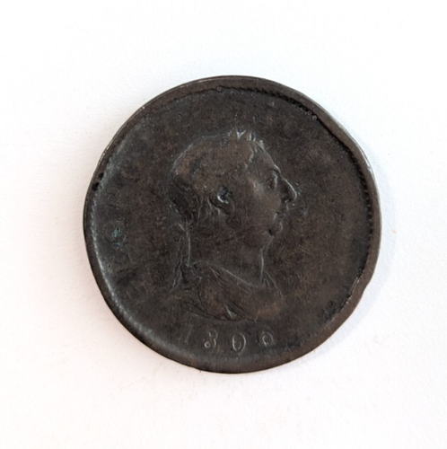 1806 Half Penny George III Britannia