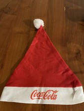 Coca-Cola Coke rote Weihnachtsmann M&uuml;tze Santa Claus Hut