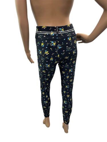 Carbon38 Adam Selman Sport Damen-Legging Größe Small hoch geschnitten Wildblumenmuster - Bild 6 von 8