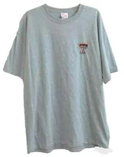 Texas Tech University Embroidered Logo T-Shirt Adult XL X-Large Red Raiders NCAA
