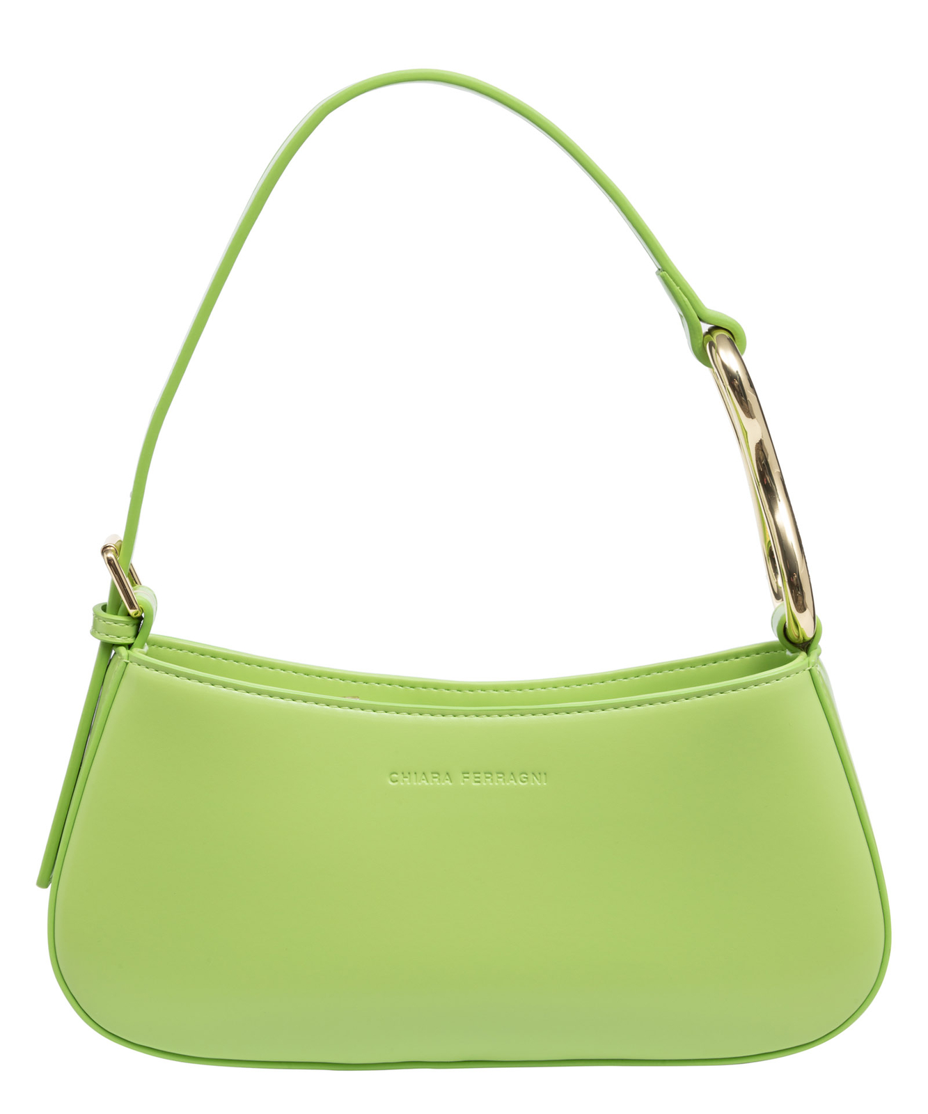 Chiara Ferragni Schultertasche damen 76SB4BL1ZS959-164 Зеленый кожаный чехол для телефона 17590₽