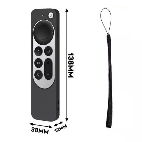 2PCS Grow in Dark Shockproof Case for Apple TV 4K Remote Control Silicone Cover - Picture 6 of 14