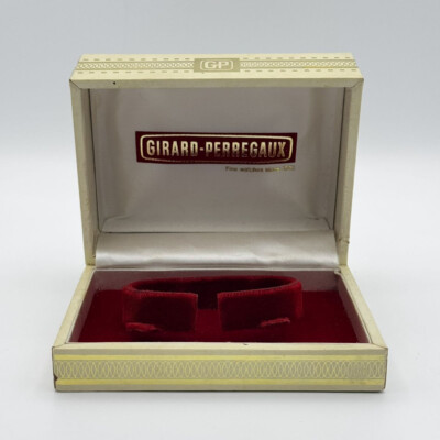 GIRARD-PEREGAUX UHRENBOX WATCH BOX CASE MIT UMKARTON RAR 2 VINTAGE