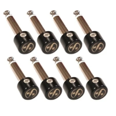 8 pack 1/4" TS Mono Connectors for Kurrent Electric Solderless Guitar Cables