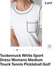 Tuckernuck White Sport Dress Womens Medium Tnuck Tennis Pickleball Golf  - X L — photo 3