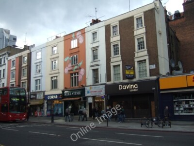 Photo 6x4 Edgware Road Westminster In the centre ''Reel Time'' is c2010