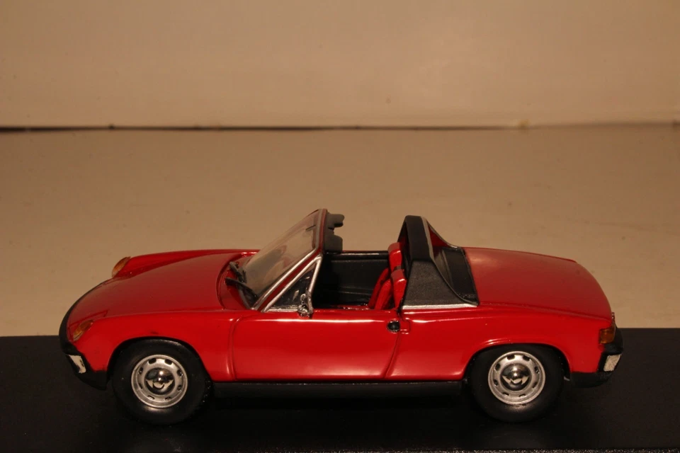 Detail Cars 1:43 Scale #340, 1969 VW Porsche Convertible, Red - Image 4 of 4