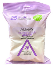 Almay Biodegradable Longwear Makeup Remover Cleansing Towelettes - 25ct.