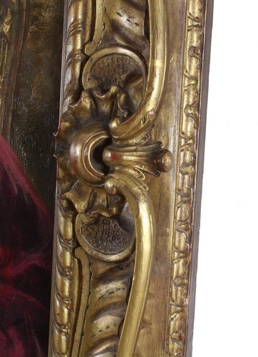 Frank Dicksee Huge Large Fine Antique Oil Painting Portrait of Noble Lady Signed - Picture 7 of 12