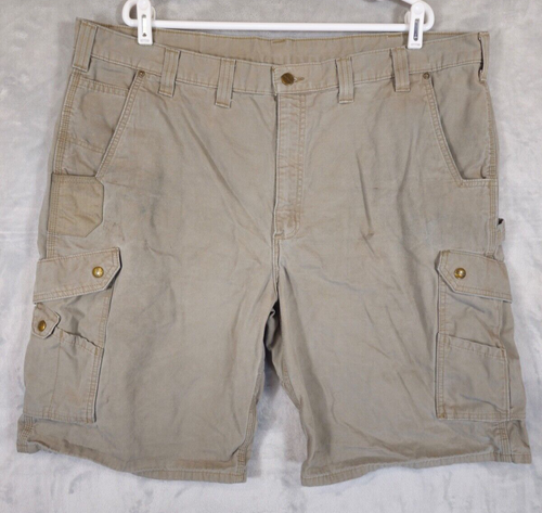 Carhartt Ripstop Cargo Work Shorts Men's Size 44 Desert Relaxed Fit Outdoor B357