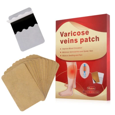 Varicose Veins Treatment Herbal Patch - Nerve Pain Relief Health Patch UK