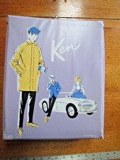 Vintage 1962 Lavender Ken Doll Case W/ Accessories box Ponytail GF2