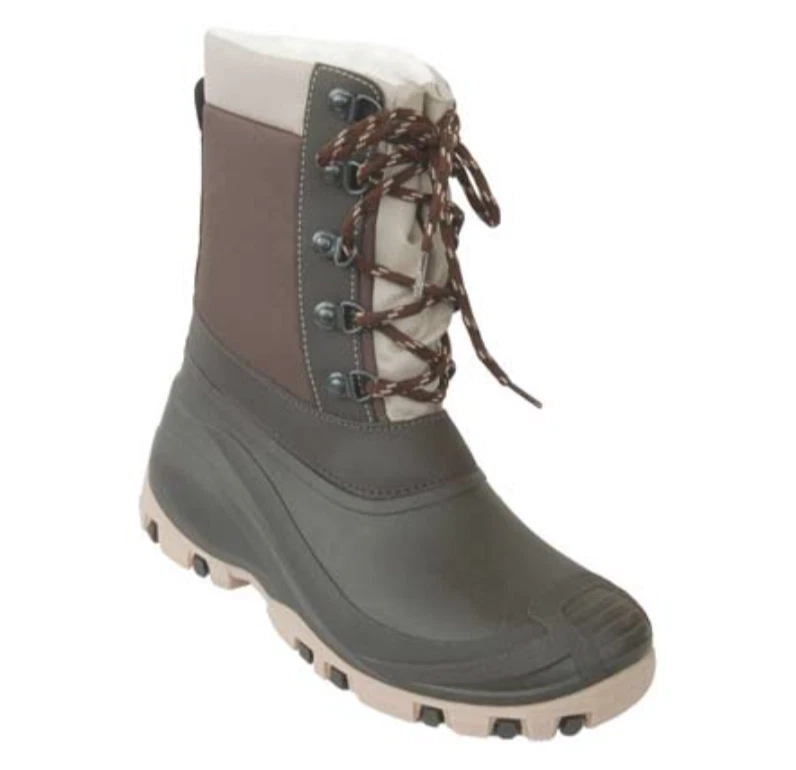 Stivali scarponcini canadese Toronto imbottiti caccia raccolta funghi - Immagine 3 di 3