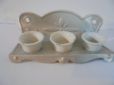 31263 Seife Sand Soda  Wandbord Aluminium Porzellan Puppenküche Puppenstube 