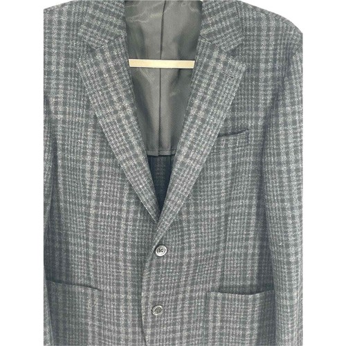 Ike by Ike Behar Mens Plaid Wool Flannel Blazer, Size 40 Short - Picture 2 of 8