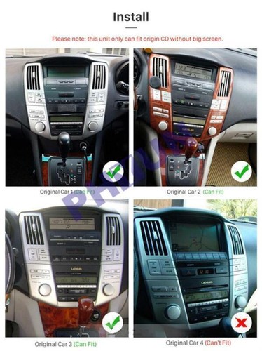 10.1" Android 10 Car Radio Multimedia Player GPS For Lexus RX300 RX330 2003-2010 - Picture 3 of 11