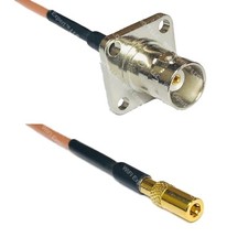 RG316 BNC Flange Female to SSMB Female RF Cable Rapid-SHIP LOT