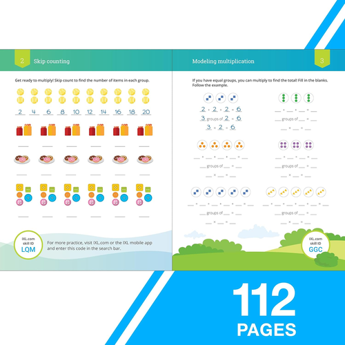 IXL Multiplication 3Rd Grade Math Workbook, Mathematics Book for Kids Ages 8-9 C - Picture 3 of 7