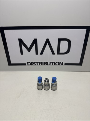 #ad #ad 3 Pack Eaton Weatherhead 08Z P08 Crimpable Hydraulic Hose Fitting 3 4quot; x 1 2quot; $36.99