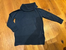 Vivien Caron Strick Pulli Pullover Rollkragen blau Gr. 44 / 46 gebraucht 