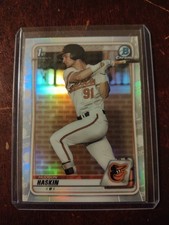 2020 Bowman Draft Chrome Hudson Haskin #BD-130 Refractor (RC)