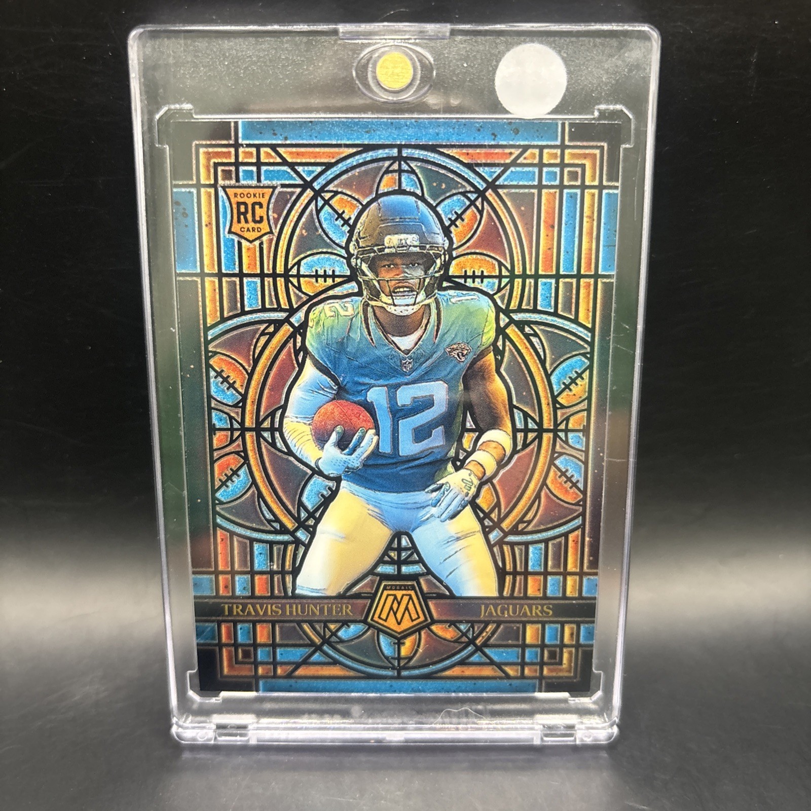 2025 Panini Mosaic Stained Glass Rookie Travis Hunter #12 Jaguars