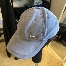 Nike Mens grey Adjustable Solid Baseball Cap ...