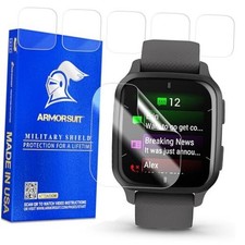 6 Pack for Garmin Venu Sq 2 Screen Protector MilitaryShield HD Clear Film -