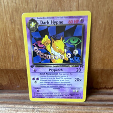 Wizards of the Coast Pokémon TCG Team Rocket Dark Hypno 26/82 1st Ed Eng on eBay