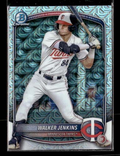 2025 Bowman #BCP-1 Walker Jenkins Chrome Prospects Mojo Refractor Twins