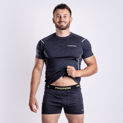 PROGRESS Boxershorts 100% Merino 170g Merinounterhosen Merinounterwäsche TOP NEU