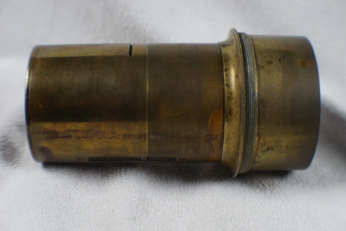 Objectif en laiton, Type Petzval, Millet, Environ 220mm f/4