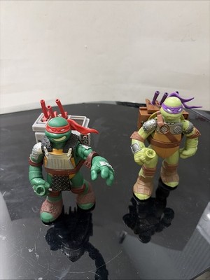 Lot Of 2 - 2012 Viacom Teenage Mutant Ninja Turtles TMNT RAPHAEL Action Figure