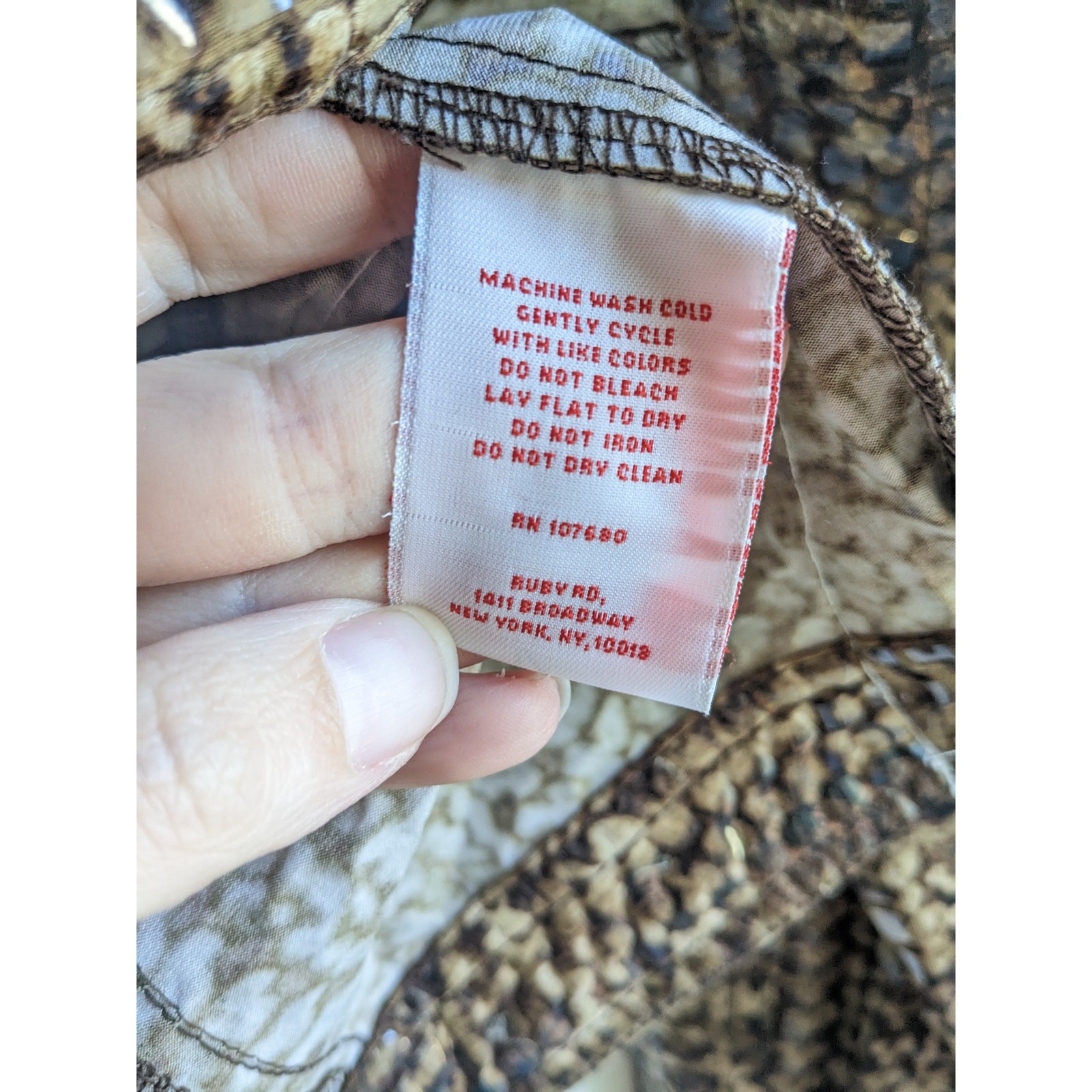 Ruby Rd. Women's Brown Long Sleeve Button Down Ja… - image 4