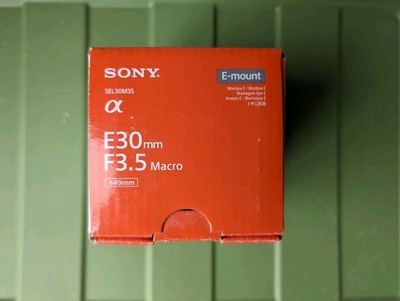 NEW SONY E 30mm F3.5 Macro Lens for E Mount  APS-C (SEL30M35)