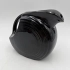 Fiesta Disc Pitcher BLACK Fiestaware LARGE Water Pitcher 67oz HLC Mint