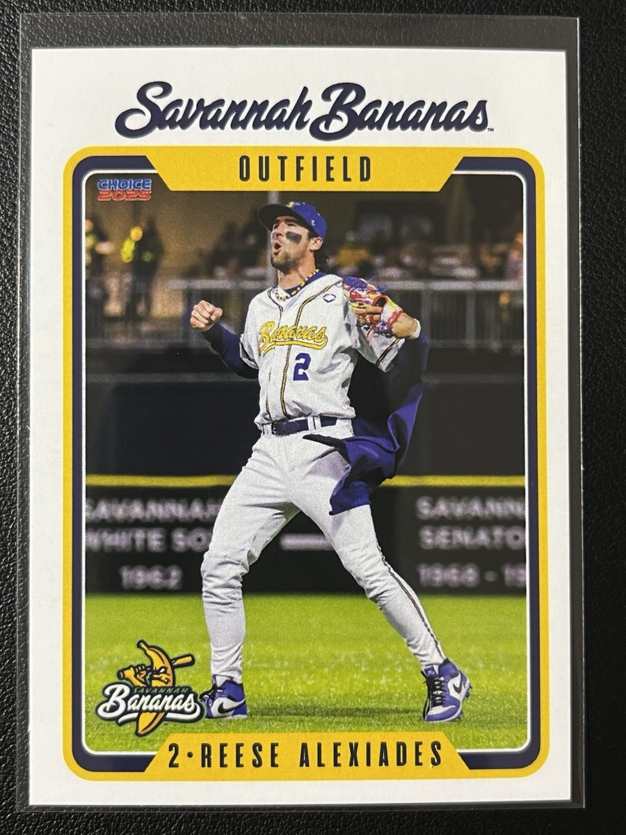 Reese Alexiades Savannah Bananas Baseball Card 2025 Choice #13 | eBay
