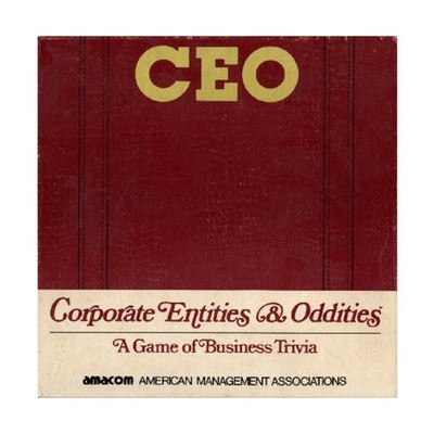 Amacom Boardgame CEO - Corporate Entities & Oddities Box VG/VG+