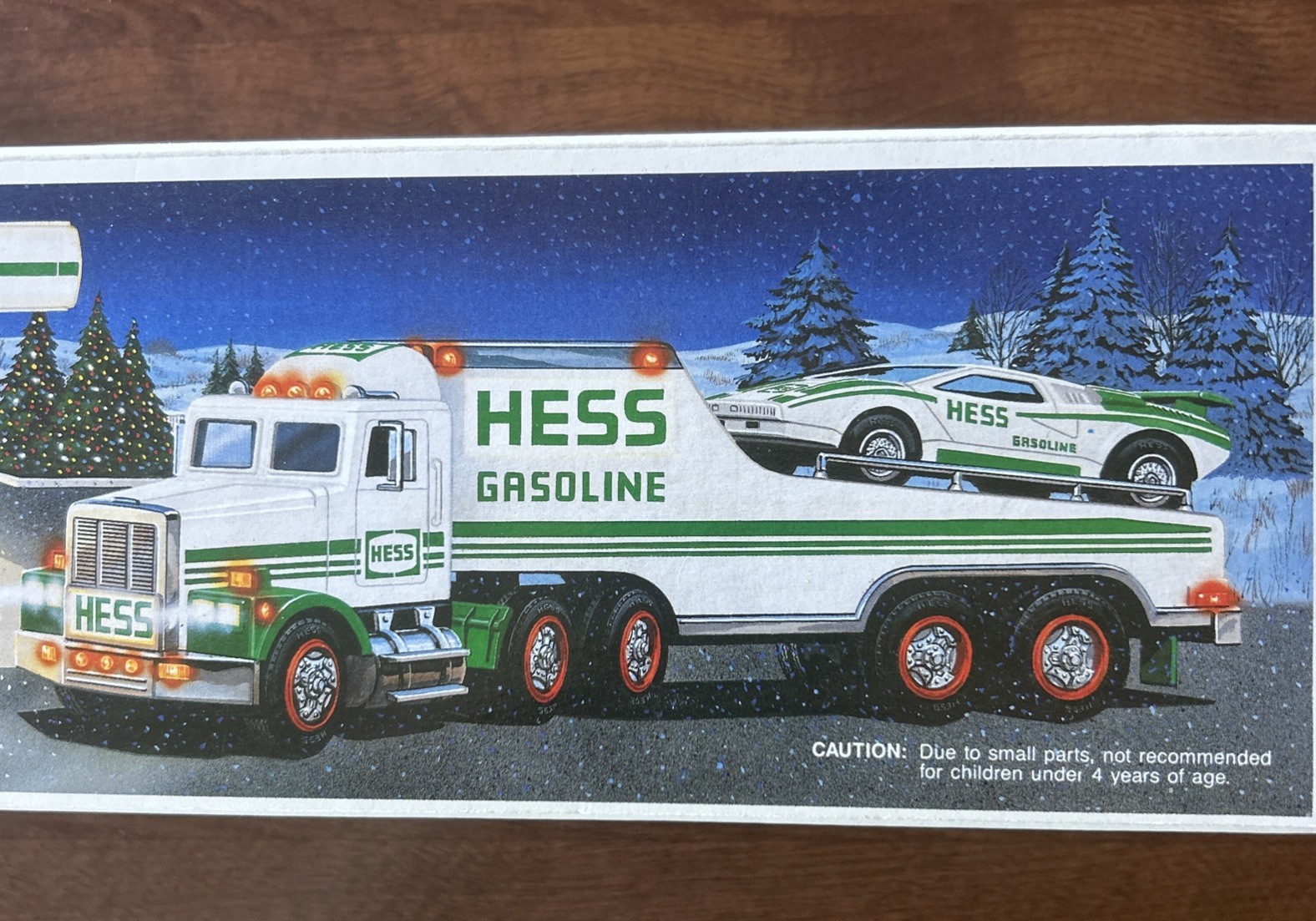 Vintage 1991 HESS Toy Truck and Friction Racer