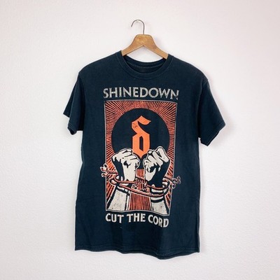 Vintage Shinedown Cut The Cord Tour 2015 Shirt Mens Unisex Black S-5XL