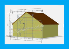 NEU! Fassadengerüst Giebelgerüst 90,7qm Gerüst Baugerüst 12x8,35m kein gebraucht