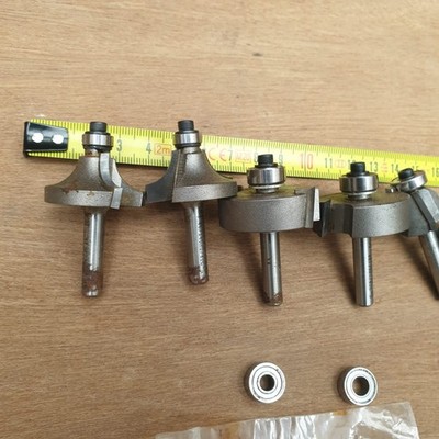 TREND OBERFRÄSER SET 1/4'' SCHAFT OBERFRÄSE 46/140x1/4TC, 46/39x1/4TC, 46/2x1/4TC,..