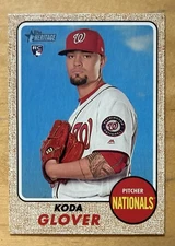 2017 Topps Heritage High Number Koda Glover #568 (RC) Washington Nationals Mint