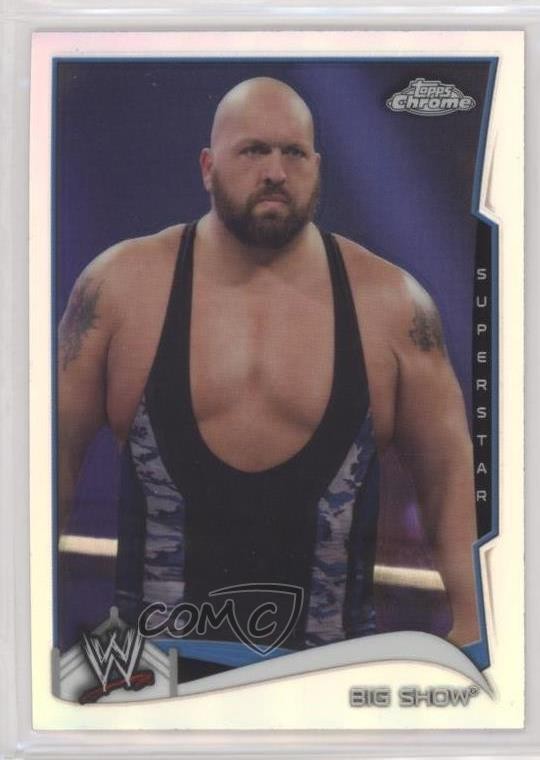 2014 Topps Chrome WWE Refractor Big Show #58 0b67
