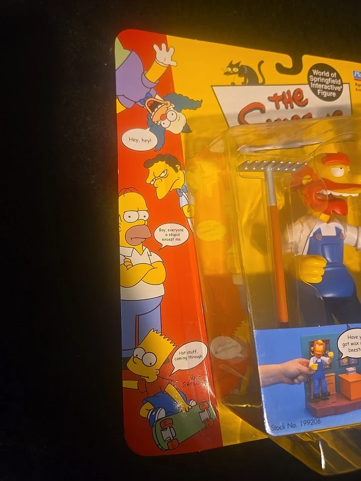 Figura de acción The Simpsons Series 4 - GROUNDS-KEEPER WILLIE Playmates Foto 3 de 4