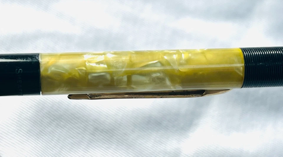 Vintage 1950s/60s Sheaffer Fineline Mechanical Pencil Lustrous Marble. Working - Image 2 of 4