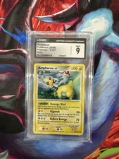 CGC 9 MINT Ampharos 1/127 Holo Platinum Pokemon Card on eBay